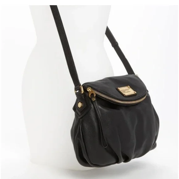 Marc by Marc Jacobs Classic Q Natasha Black Leather Crossbody Bag - Picture 3 of 15
